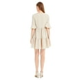 thumbnail image 4 of POSESHE Women Summer Tunic Dresses V Neck Casual Loose Flowy Swing Shift Dress, 4 of 4
