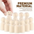 thumbnail image 2 of 30 Pcs Unique Educational Wooden Toys for Kids - Little Wooden Figures Set for Learning and Play, 2 of 6