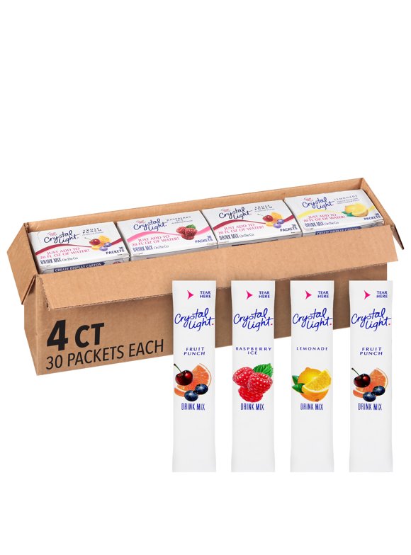 Crystal Light Powdered Drink Mixes in Beverages
