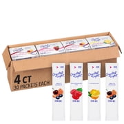 Crystal Light Sugar Free Variety Pack On-the-Go Mix, 0.15 oz Packets, 30 per Box, 4 Boxes per Case