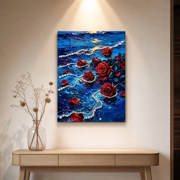 Ocean Pearl Art DIY Kit, 2026 5D Bead Painting Craft Set with Marine Design for Home Wall Decor and Creative Hobby Gift
