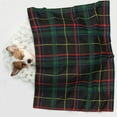 thumbnail image 6 of Disketp Buffalo Plaid Dark Green Dog Blanket/Bed Cover for Dogs and Cats,Puppy Essentials-Large, 6 of 8