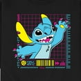 thumbnail image 3 of Disney - Lilo & Stitch - Neon Stitch - Men's Crew Neck Fleece Pullover, 3 of 5