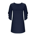 thumbnail image 6 of JGGSPWM Womens Casual Fashion Dresses Flutter Sleeve Formal Dresse Wedding Guest Dresses for Women 2025 Trendy Blue XXL, 6 of 8