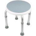thumbnail image 1 of Taburete para ducha redondo - Banqueta para Baño Ajustable en Altura - Taburete giratorio 360 ° esquí esquí Gafas de esquí, 1 of 5