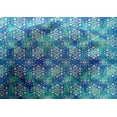 thumbnail image 4 of oneOone Cotton Silk Turquoise Green Fabric Batik Quilting Supplies Print Sewing Fabric By The Yard 42 Inch Wide - DE, 4 of 4