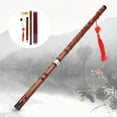 thumbnail image 1 of Herwey ZD‑02 Professional D‑Key Bamboo Flute Traditional Chinese Musical Instrument, 1 of 8