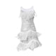 thumbnail image 4 of Vestido de Baile Latino Salvador con Flecos y Borlas XL Plata, 4 of 10
