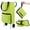 Green, variant on Shopping Trolley Bag, Reusable Portable Collapsible Shopping Bags, Foldable Shopping Cart with Wheels Grocery Bag Extra Large Utility Tote Bag for Travel Shopping Camp