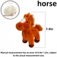 thumbnail image 2 of Lifelike Horse Stuffed Animal Plush Toys Super Realistic Pony Plush Toys Classic Birthday Gifts, 2 of 4