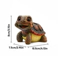thumbnail image 3 of Clearance Turtle Garden Statue Outdoor Decoration Turtle Gift Yard Decoration Outdoor Birthday Gift For Daughter And Mom,Yard Porch Terrace Home Decorations,1 PCS(Green), 3 of 3