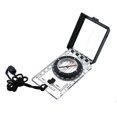 thumbnail image 1 of Queilt Multifunctional Folding Compass with Magnetic Declination Adjustment for Camping with Lanyard and Graduated Mirror, 1 of 4