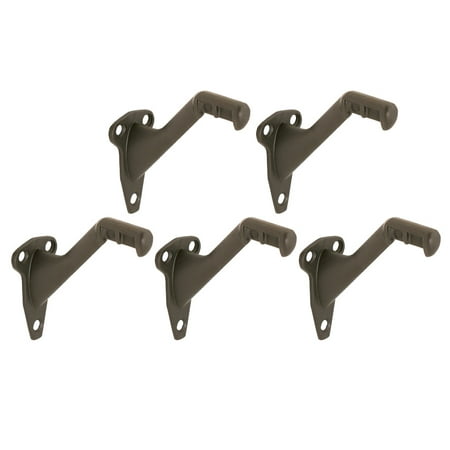Design House 182014 Standard Handrail Bracket, 5-Pack, Steel and Zinc Construction, Oil Rubbed (Best Steel For House Construction)