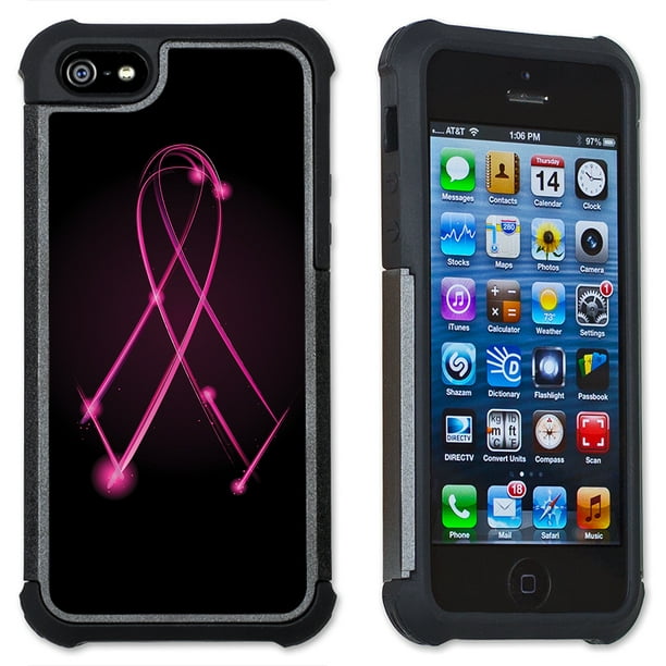 behandeling blok Emuleren Apple iPhone 6 Plus / iPhone 6S Plus Cell Phone Case / Cover with Cushioned  Corners - Breast Cancer Awareness - Walmart.com