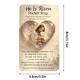 thumbnail image 3 of Sentimental Pocket Hug Gift Card Holder with Engraved Message "Hugged the Gift Card In His Pocket" Emotional Keepsake for Dad Husband Son Brother Grandpa Father Day Christmas Birthday, 3 of 6