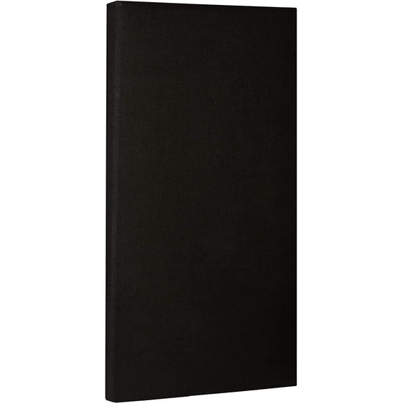 ATS Acoustics Sound Absorbing Acoustic Panel 24" x 48" x 4" Beveled Edge (Black)