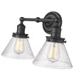 thumbnail image 4 of Eyden 2 - Light Matte Black / Black Wall Sconce, 4 of 7