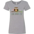 thumbnail image 3 of Inktastic 50th Birthday Looks Whoos 50 Owl Women's T-Shirt, 3 of 5