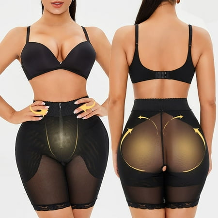 

dmqupv Corset Tops for Women Pads Enhancer Shapewear Underwear for Women Lifter Wink Postpartum Girdle Black Small
