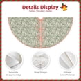 thumbnail image 3 of KLL Christmas Tree Skirt,Party Decorations Farmhouse for Christmas Decorations Holiday Party 30" -Leaves, 3 of 6