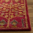 thumbnail image 3 of SAFAVIEH Heritage Kynaston Floral Wool Area Rug, Red/Multi, 5' x 8', 3 of 7