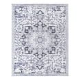 thumbnail image 3 of Unique Loom Renaissance Collection Area Rug - Roma (10' 6" x 13' 1" Rectangle Light Gray/Black), 3 of 7