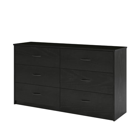Mainstays 6 Drawer Dresser Nightfall Oak Walmart Com