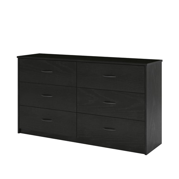 Mainstays 6 Drawer Dresser Nightfall Oak Walmart Com Walmart Com