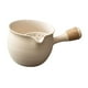 thumbnail image 2 of Tetera de cerámica china, tetera con colador de té, jarra de leche, tetera de porcelana Grande Blanco, 2 of 9