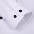 thumbnail image 5 of TANSILING Men's & Big Men's Classic Fit Dress Shirt with Long Sleeves, Sizes S-3XL, 5 of 6