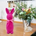 thumbnail image 4 of Easter Bunny Decoration Velvet Rabbit Ornaments Spring Courtyard Lawn Garden Tabletop Sculpture, Bunnies Decoration for Easter Celebration, 4 of 6