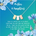 thumbnail image 2 of Mother and Daugther Mother's Day Gift, Mother's Day Gift from Daughter, Mother Day Gift Ideas, Necklace and Card Gift for Mom, Gift for Mom, Gift her Her[Multi-Color Triple Cube,Blue-Green Gradient], 2 of 6