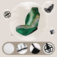 thumbnail image 4 of Green Agate Gold Glitter Art Car Seat Cover Set Auto Front Bucket Cushion Protect Accessories 2 Piece, 4 of 6