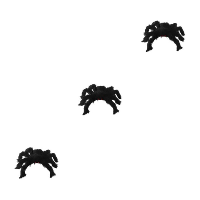 QualitChoice Spooky Spider Halloween Decoration For Dark Place Cosplay Party Wide Application Decoration Props 30cm 3Set