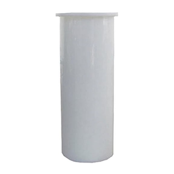Larsen Supply 03-4305 PVC Flanged Kitchen Drain Tail piece- White - 1.5 O.D. x 8 in.