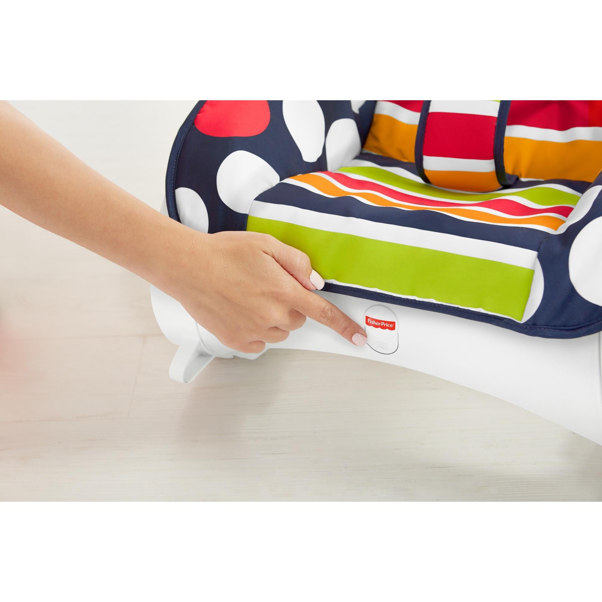 fisher price infant to toddler rocker navy dots