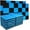 50Pack Black&Blue, variant on 24 Pack Acoustic Panels Soundproof Studio Foam for Walls Sound Absorbing Panels Sound Insulation Panels Wedge for Home Studio Ceiling, 1" X 12" X 12" (Black)