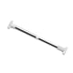 thumbnail image 4 of Billuyoard Barra para colgar ropa, barra de toalla de acero inoxidable sin perforaciones, accesorios de baño extensibles, tendedero para ducha de armario Tratamientos de ventanas 70-120cm Billuyoard HA028512-01, 4 of 6