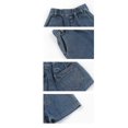 thumbnail image 5 of Glisme Girls Jean Shorts Children'S Clothing For Cat Ear Denim Shorts Breathable Summer Pants Size 6-7 Years Blue, 5 of 5