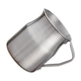 thumbnail image 3 of Maytalsory Coffee Milk Cup Frothing Cup Accessory Transform Milk Into Foam With Stylish Aluminum Pouring Jug Frothing Pitcher silver 2L, 3 of 6
