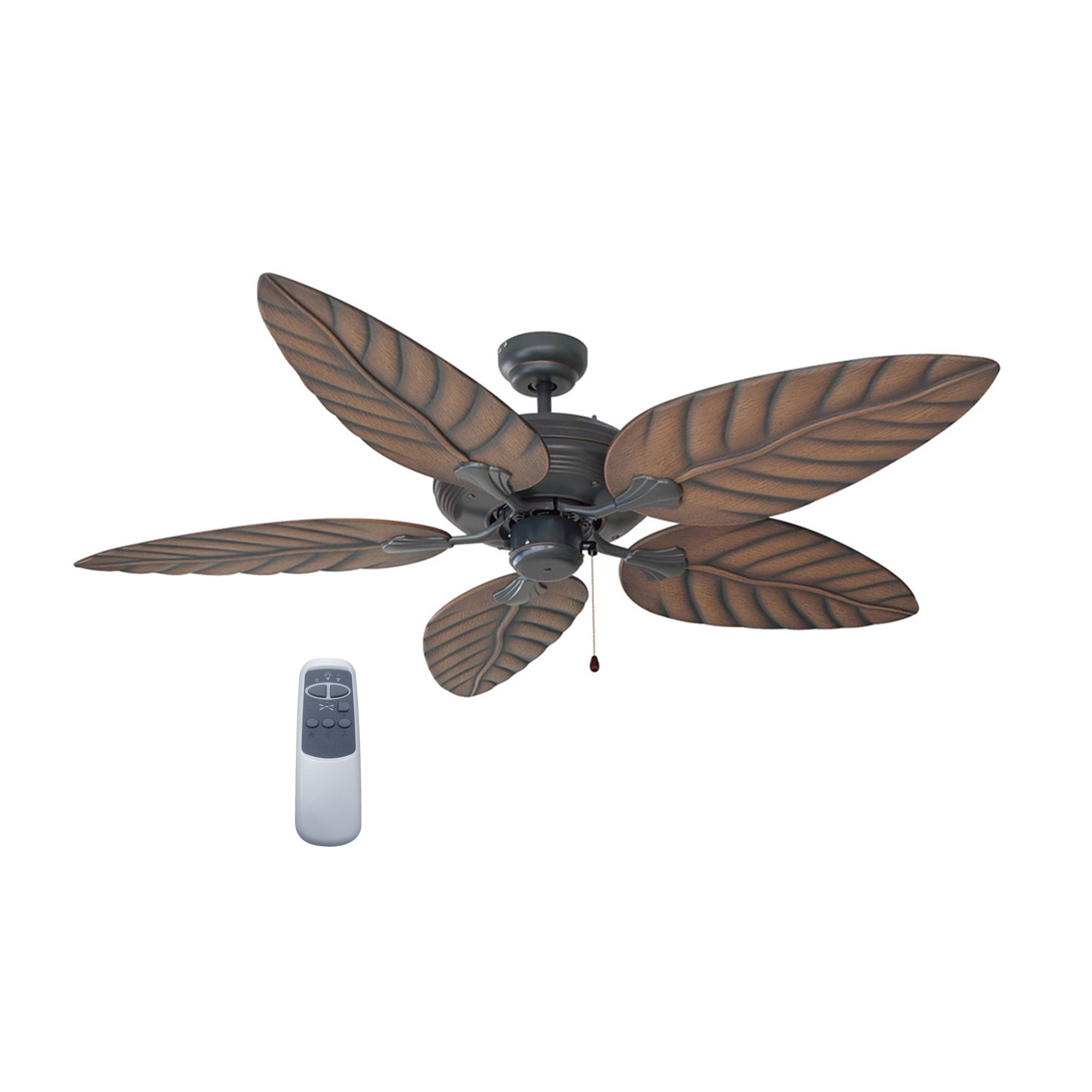 Martinique 52-Inch 5-Blade Ceiling Fan, Chestnut Blades, Oil Rubbed Bronze
