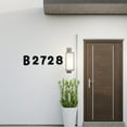 to The Porch Metal Door Letters Home Address Letters Outdoor