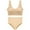 Beige, variant on Bigersell Sports Bras for Women Bra Seamless Backing Sling Seamless Push-up Back Underwear Female V Neck Cami Bra for Women Girls Women's Plus Polyester Bralette Bra Style 877, Beige L