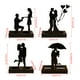 thumbnail image 5 of BRI Candelabro de hierro, estatua de vela de pareja romántica, regalos para pareja para aniversario de boda, 5 of 10