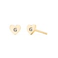 thumbnail image 1 of Initial Stud Earrings, 1 of 2