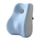 thumbnail image 2 of Almohada de soporte para la espalda alta, almohada lumbar de alta densidad, cojín de espuma viscoelástica para la espalda, para silla de computadora, Azul, 2 of 8
