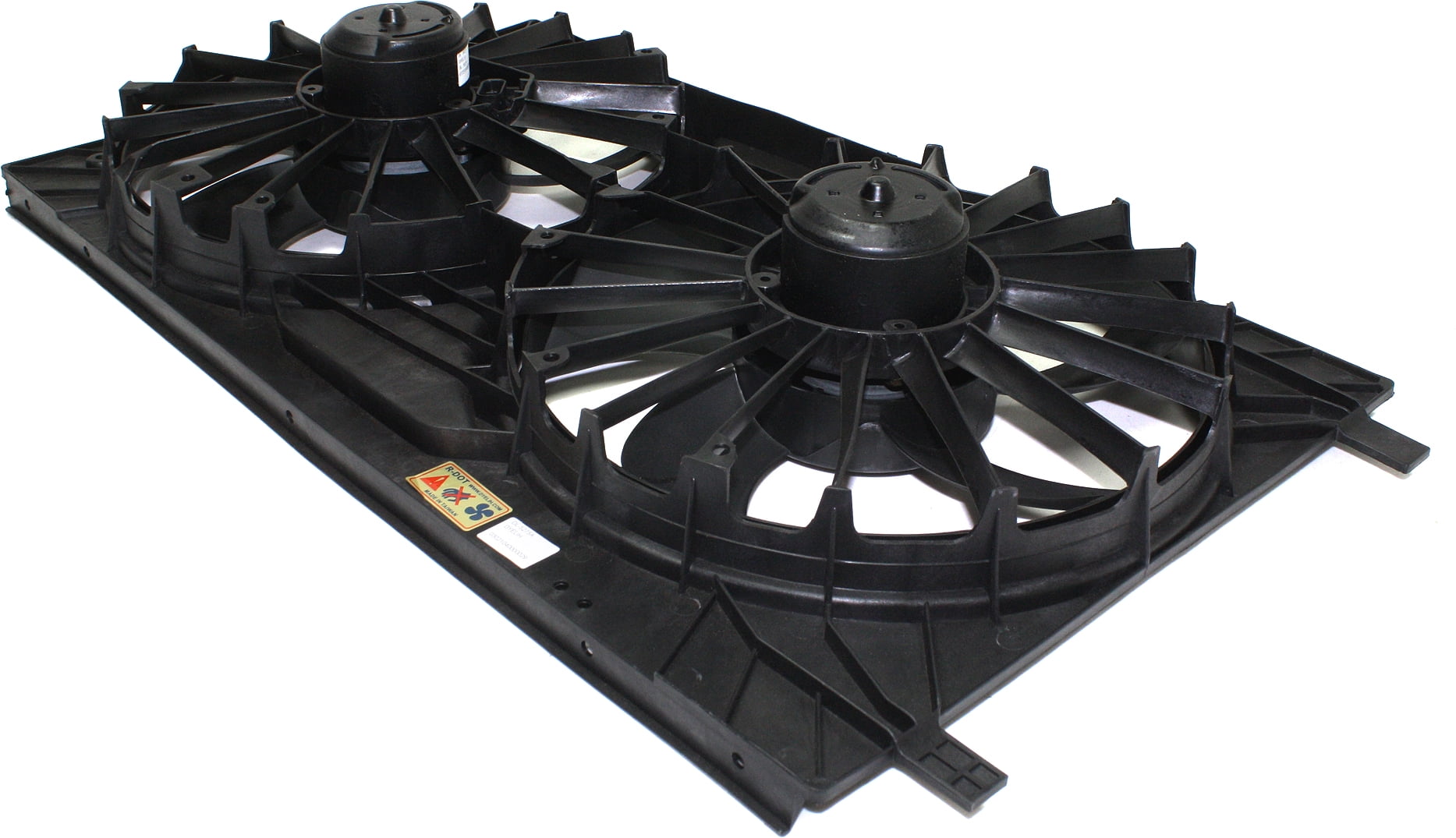 Replacement REPD160501 Cooling Fan Assembly Compatible with 2007-2017 Jeep Patriot 2011-2014 Chrysler 200 Radiator
