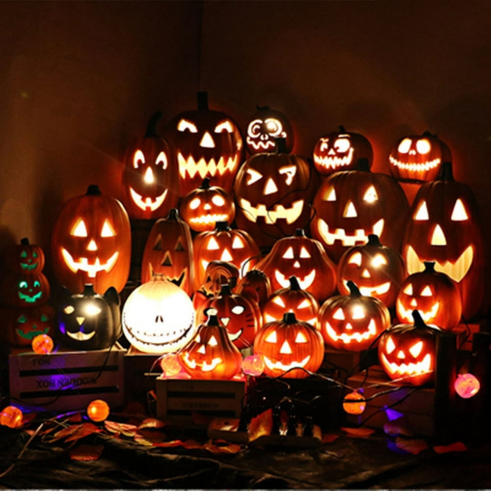 Jacki O' Lantern Citrouille Pour Extérieur Intérieur Décorations D