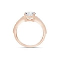 thumbnail image 5 of 1 2/3 Ct Round Cut Lab Created Moissanite Diamond Solitaire Engagement Wedding Ring In 14K Rose Gold Plated Sterling Silver(G-H Color,1.66 Cttw)-10, 5 of 8