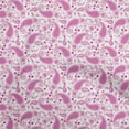 thumbnail image 1 of oneOone Rayon Pink Fabric Paisleys Sewing Craft Projects Fabric Prints By Yard 56 Inch Wide, 1 of 1